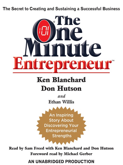 Title details for The One Minute Entrepreneur by Ken Blanchard - Wait list